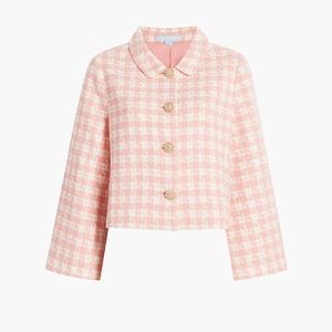 Hill House Home Bea Jacket in Pink Tweed size M